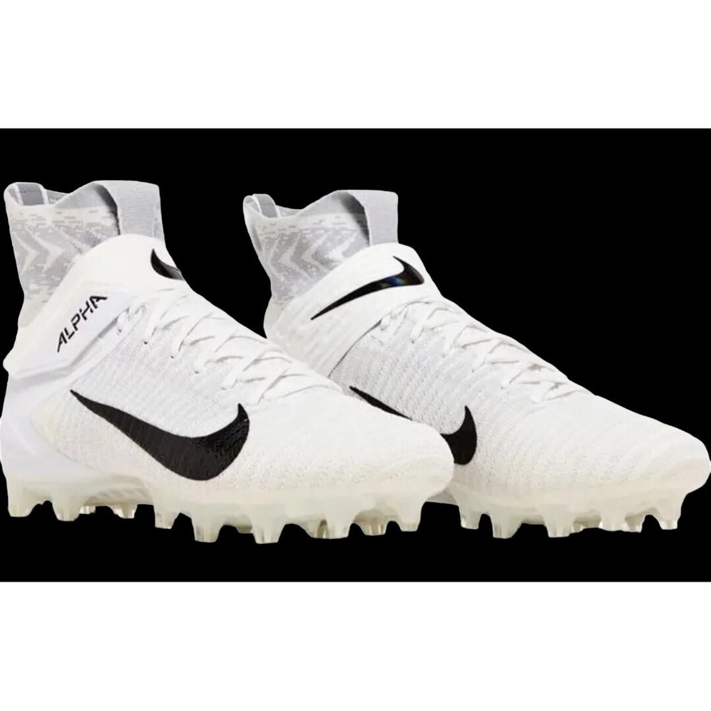 Nike Alpha Menace Elite 2 Football Cleats White Men's 16 Wide BV3298-100